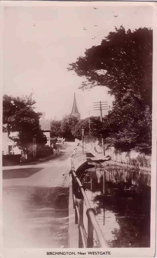 Margate Birchington Pond 1924 Vintage A4 Photo Print