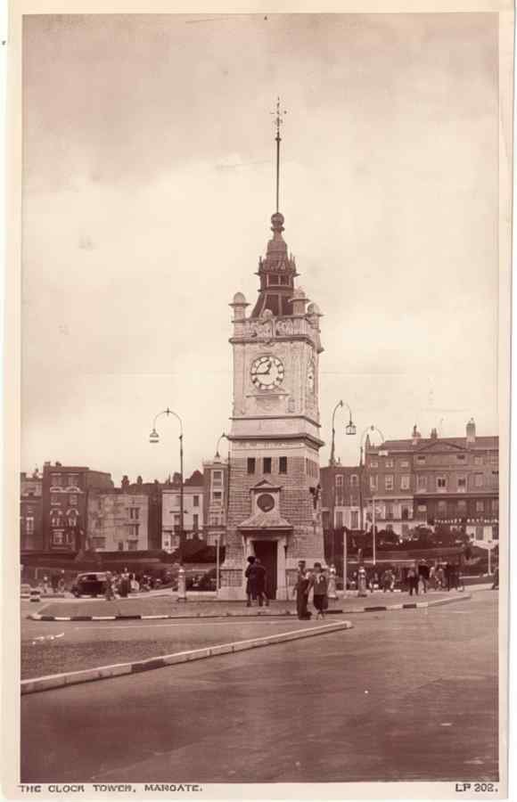 Margate Clock Tower Vintage A4 Photo Print