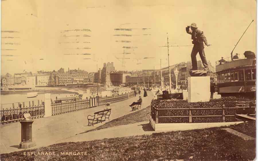 Margate Esplanade 1921 Vintage A4 Photo Print