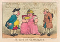 Margate Figures Women GB Cartoon Vintage Retro Advert Poster
