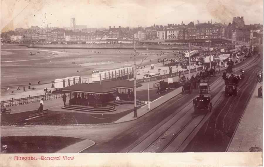 Margate General View 1905 Vintage A4 Photo Print