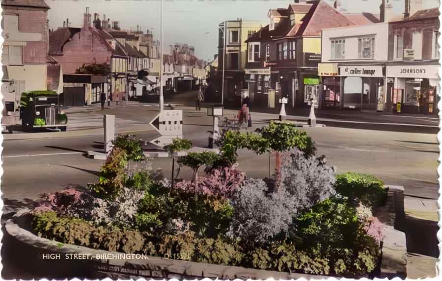 Margate High St Colour 1961 Vintage A4 Photo Print