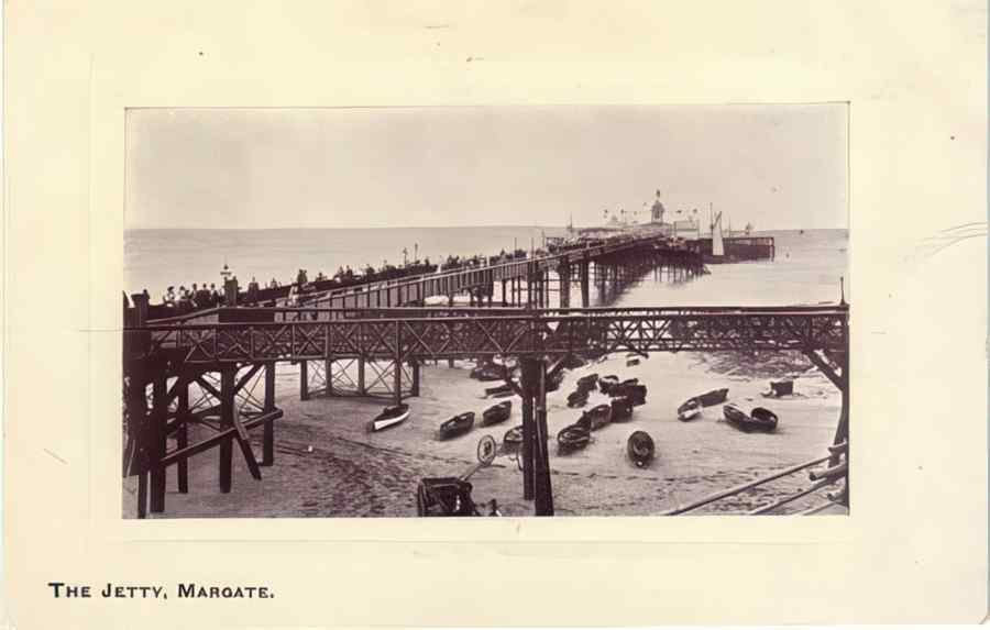 Margate Jetty Vintage A4 Photo Print