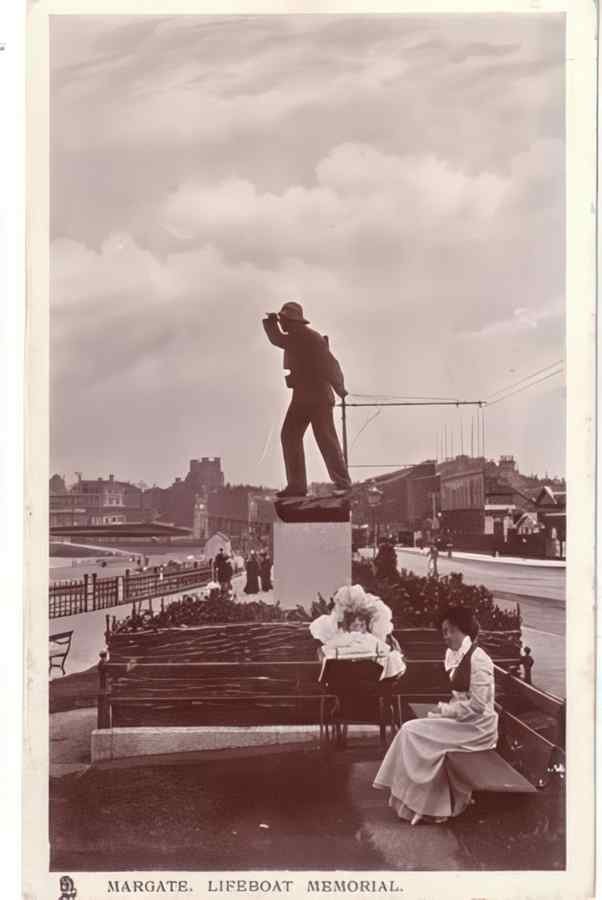 Margate Lifeboat Memorial 1904 Vintage A4 Photo Print