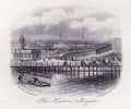 Margate Margate Harbour Sketch Vintage A4 Photo Print