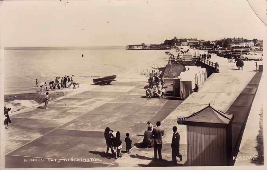 Margate Minnis Bay 1959 Vintage A4 Photo Print