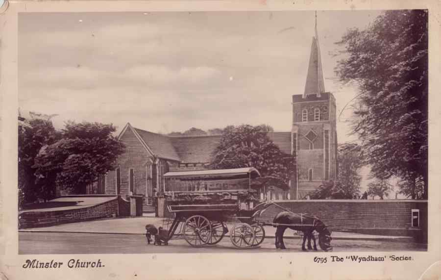 Margate Minster Church Vintage A4 Photo Print
