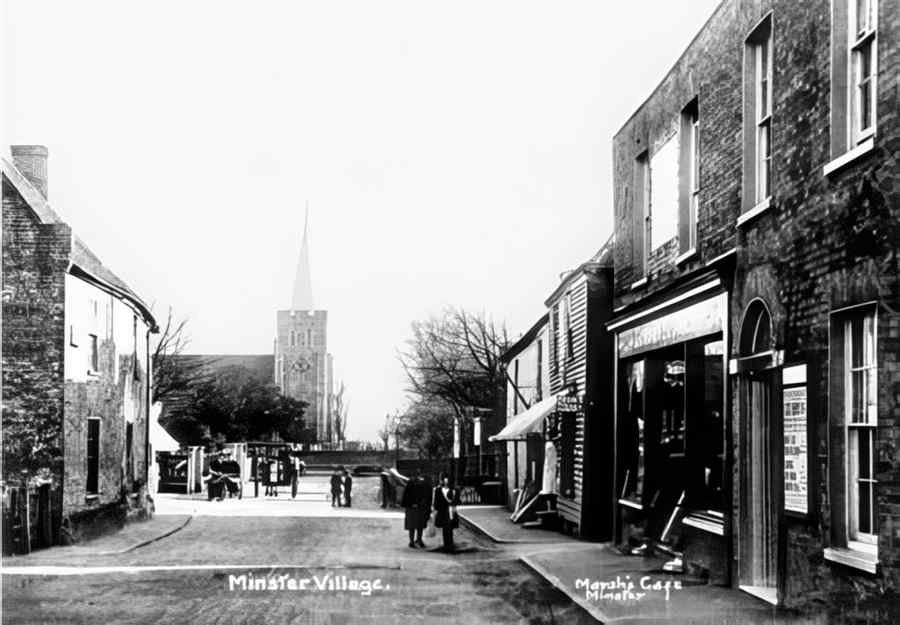 Margate Minster Village Vintage A4 Photo Print