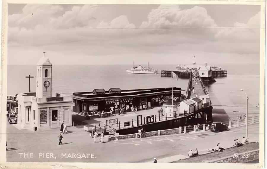 Margate Pier Vintage A4 Photo Print
