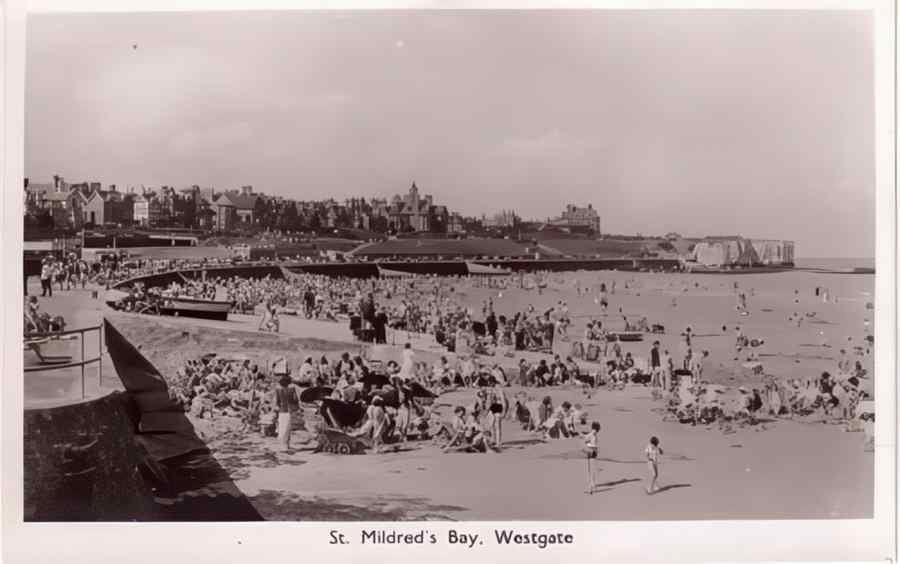 Margate Saint Mildreds Bay Vintage A4 Photo Print