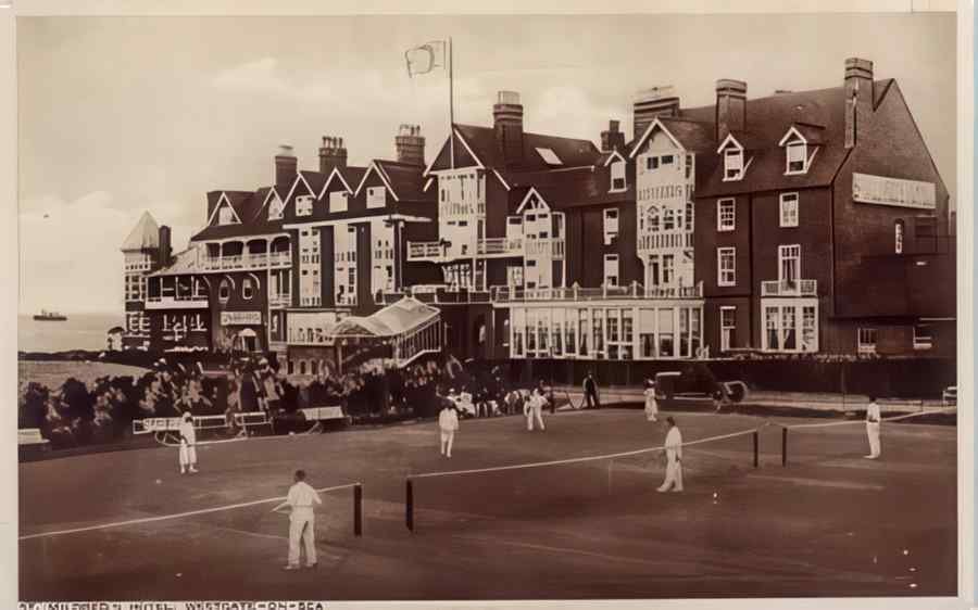 Margate St Mildreds Hotel Vintage A4 Photo Print