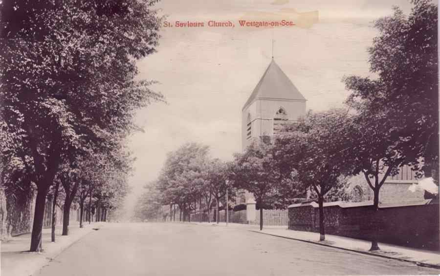 Margate St Saviours Church Vintage A4 Photo Print
