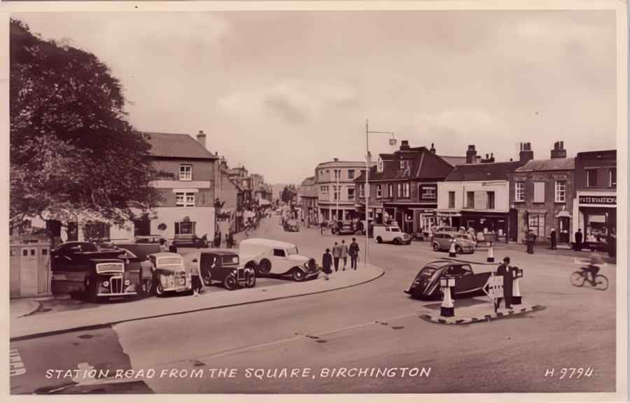 Margate Station Rd From The Square Vintage A4 Photo Print