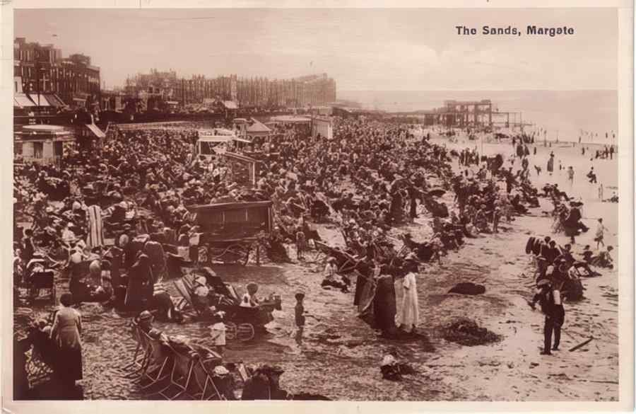 Margate The Sands Margate Vintage A4 Photo Print