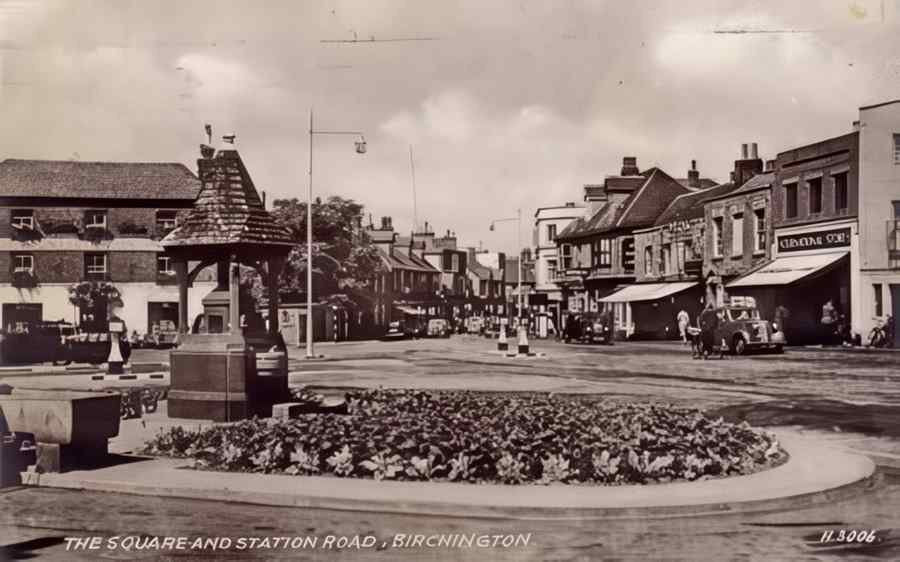 Margate The Square And Station Rd 1949 Vintage A4 Photo Print