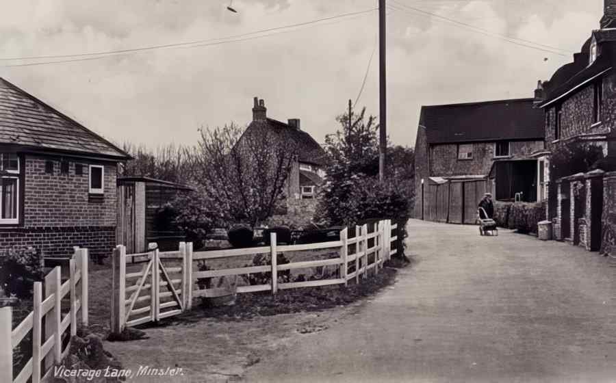 Margate Vicarage Lane Vintage A4 Photo Print