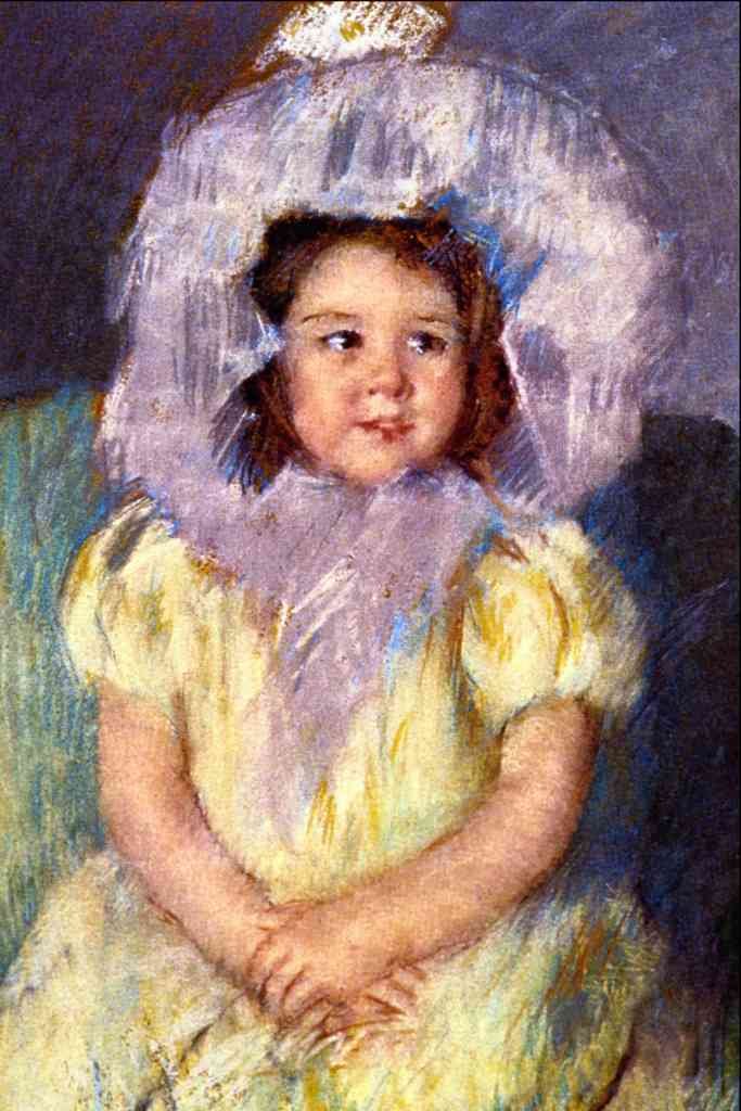 Margo In White Cassatt Impressionism A4 Photo Print