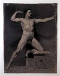 marcel duchampman ray & marcel duchamp combat de boxe 1970 Art A4 Photo Print