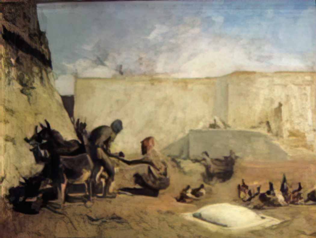 Maria Fortuny mari fortuny moroccan horseshoer google art project Art A4 Photo Print