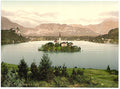 Maria Lake Carniola Vintage A4 Photo Print