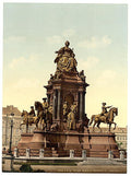 Maria Theresa Monument Vienna Vintage A4 Photo Print