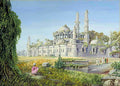 Marianne North A Ruined Mosque at Champaneer Art A4 Photo Print