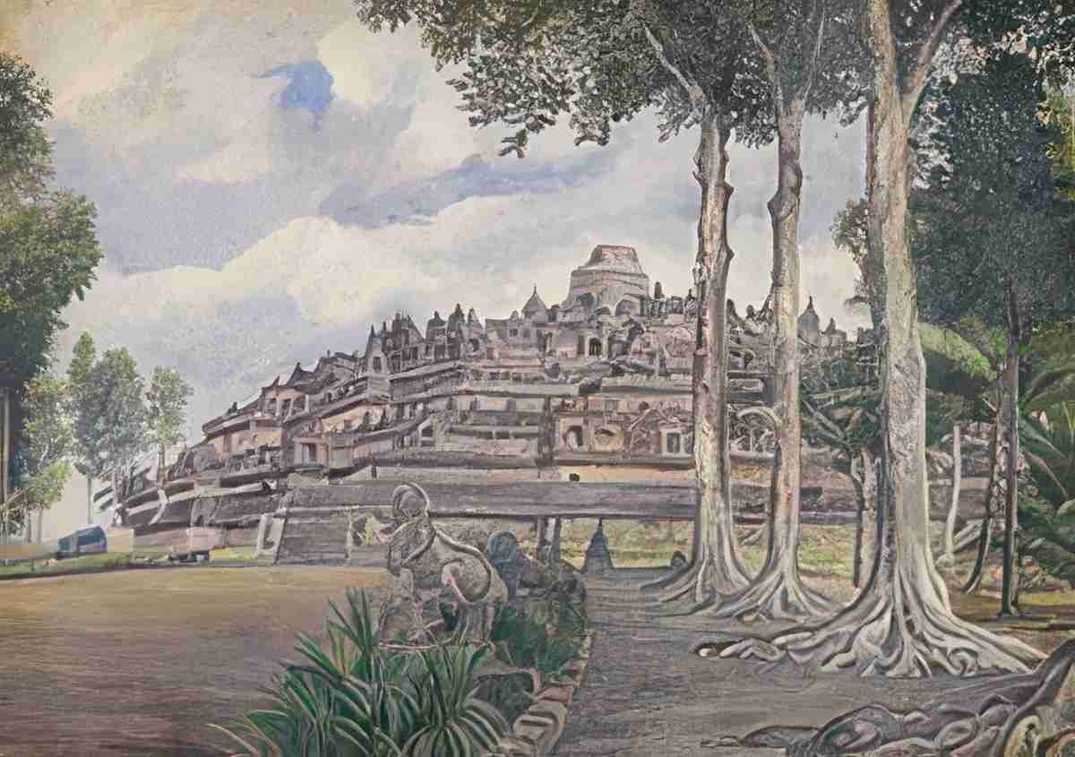 Marianne North Boro Bodo Java Art A4 Photo Print