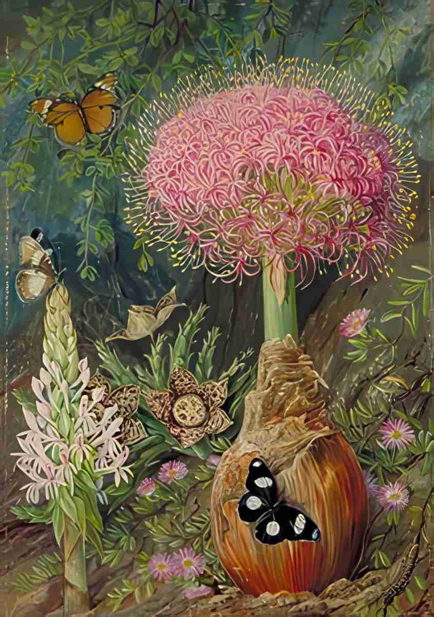 Marianne North Buphane toxicara Other Flowers of Grahamstown Art A4 Photo Print