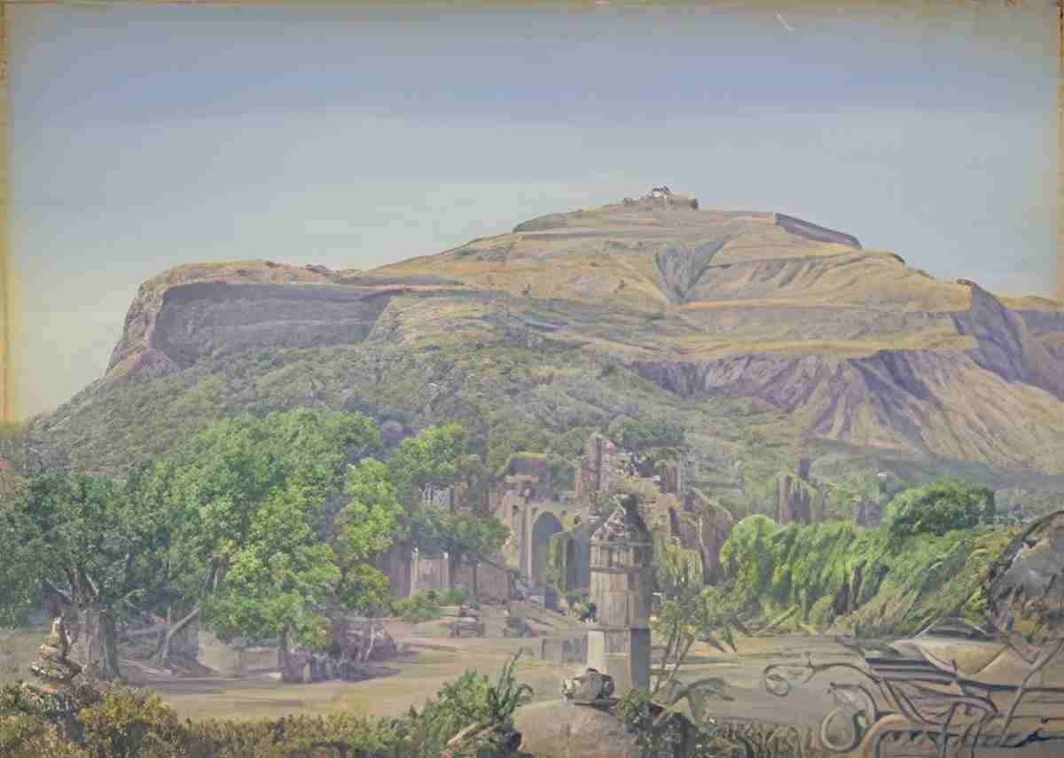Marianne North Champaneer near Baroda India Febr Art A4 Photo Print
