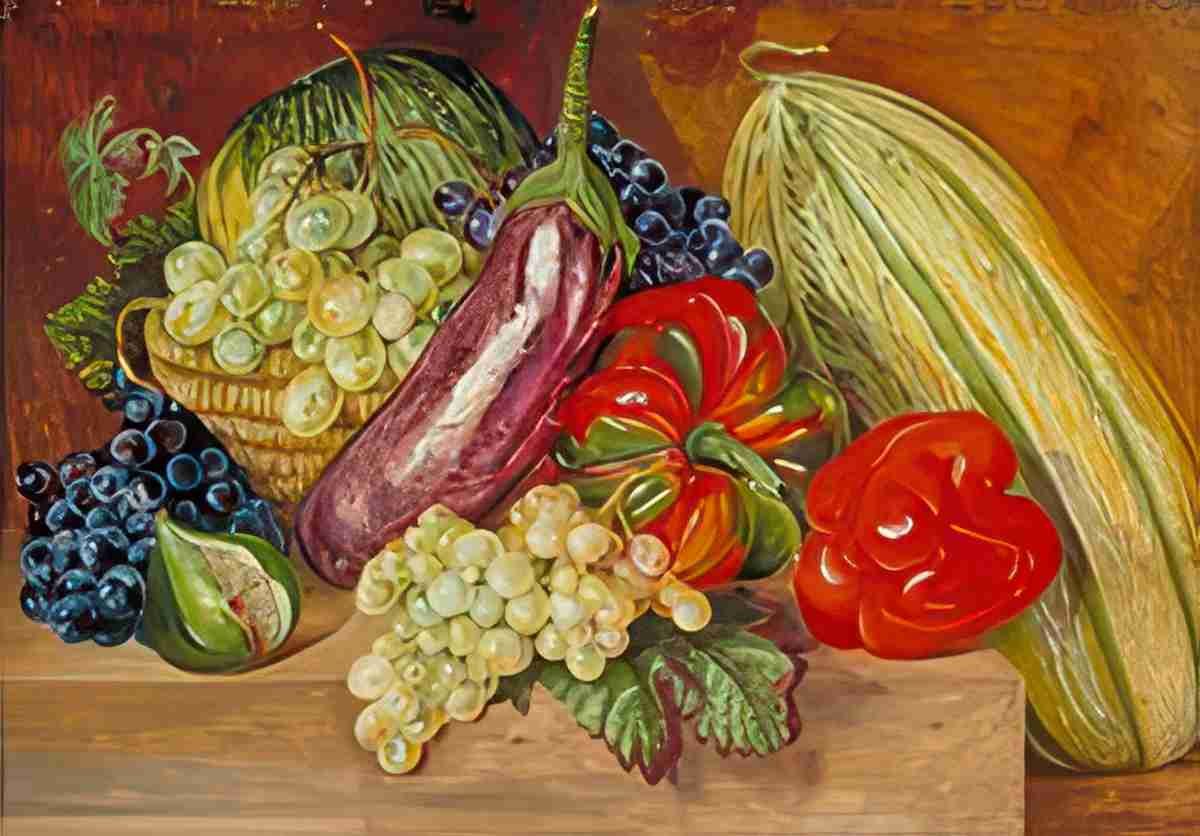 Marianne North Collection of Fruits at Lisbon Art A4 Photo Print