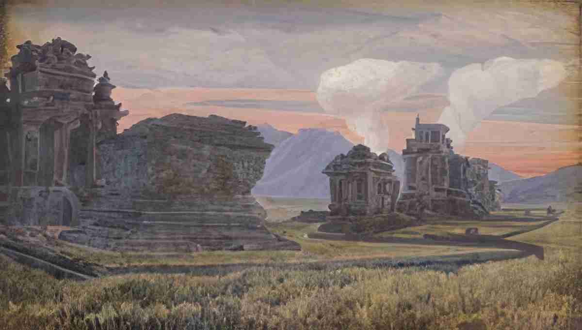 Marianne North Dienge Java August Art A4 Photo Print