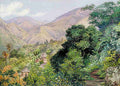 Marianne North Distant View of Newcastle Jamaica Art A4 Photo Print