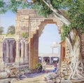Marianne North Elephant Gate Neem Tree at Chittore India Art A4 Photo Print