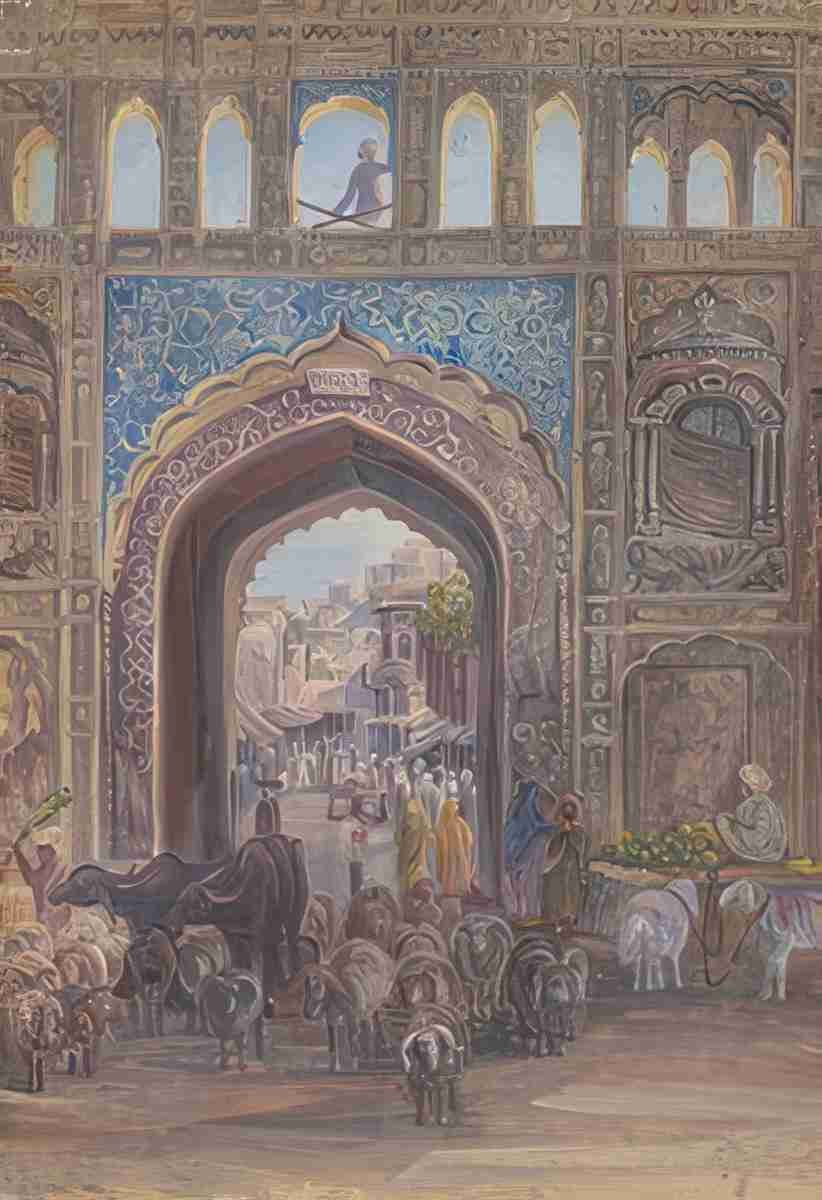 Marianne North Gate at Lahore Pakistan S Art A4 Photo Print