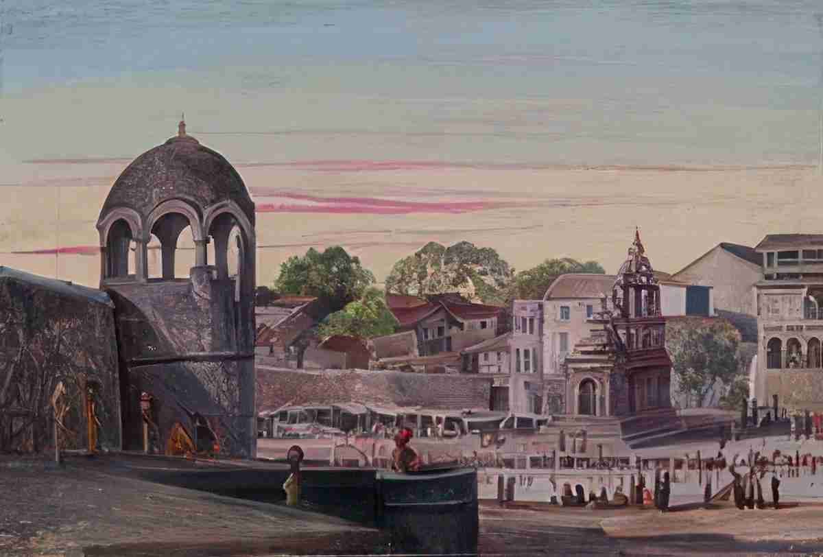 Marianne North Holy Tanks Nassick India S Art A4 Photo Print
