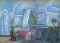 Marianne North In the Old Palace Kandy Ceylon Sri Lanka S Art A4 Photo Print