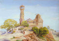 Marianne North Jain Tower Temple at Chittore India Art A4 Photo Print