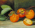 Marianne North Japanese Persimmon or Kaki Fruit Art A4 Photo Print