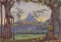 Marianne North Krakatau Volcano Ngantang Java S Art A4 Photo Print