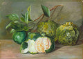 Marianne North Loose Skinned Orange of Colombo Ceylon Art A4 Photo Print