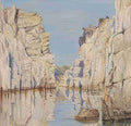 Marianne North Marble Rocks Jabalpur Madhya Pradesh India S Art A4 Photo Print