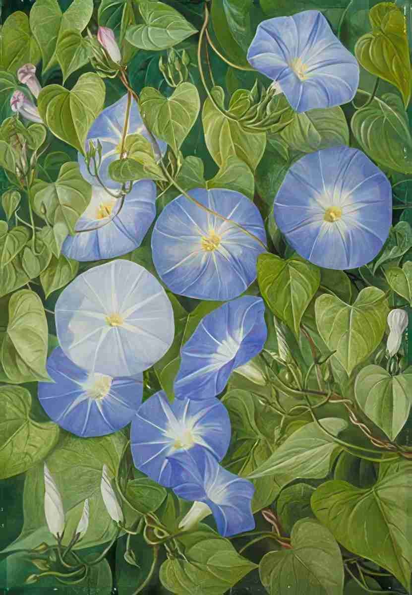 Marianne North Morning Glory Natal Art A4 Photo Print