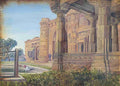 Marianne North Mosques of the Queen Ahmedebad S Art A4 Photo Print