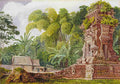 Marianne North Small Hindu Temple of Kidel Java Art A4 Photo Print