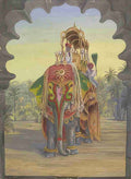 Marianne North State Elephant Baroda Art A4 Photo Print