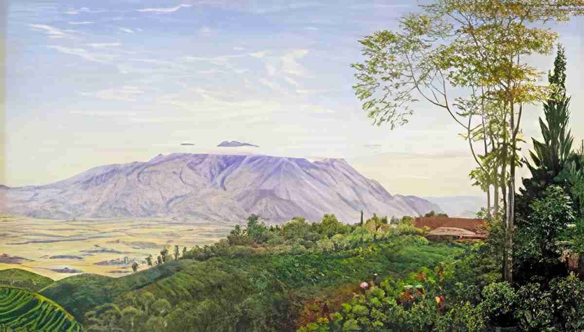 Marianne North Tea Gathering in Mr Hölles Plantation at Garoet Java Art A4 Photo Print