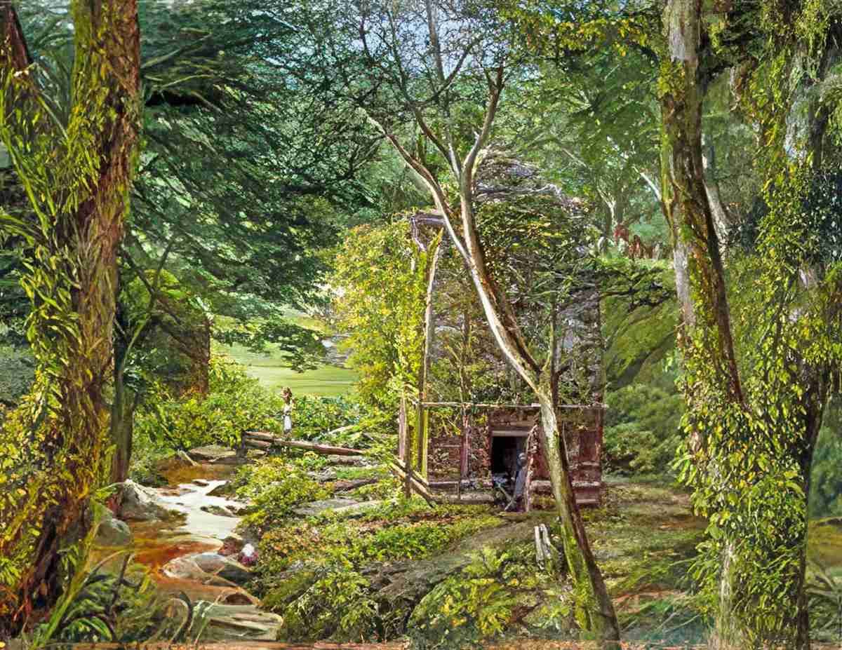 Marianne North Temple in a Dell Binsur Kumaon India Art A4 Photo Print