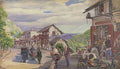 Marianne North The Bazaar Musoori th May Art A4 Photo Print