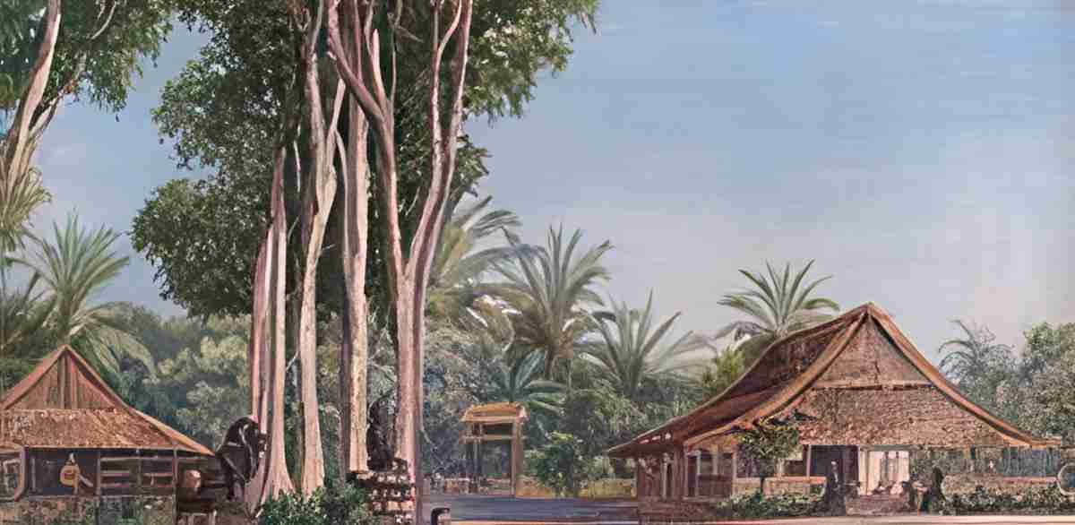Marianne North The Hotel Boro Boro Java S Art A4 Photo Print