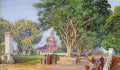 Marianne North The Mosque of Bandong Java Art A4 Photo Print